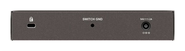 Фото D-Link Неуправляемый PoE-коммутатор, 8x1000Base-T (4x1000Base-T PoE), PoE-бюджет 80 Вт, корпус металл