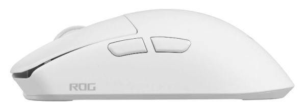 Фото ASUS ROG ROG HARPE II ACE, 48g, Wired, 2.4GHz RF, Bluetooth 5.1, 442K DPI sensor, 5 Programmable Buttons, White