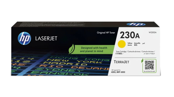 Cartridge HP 230A для HP Color LaserJet Pro 4203/4303, с чипом (1 800 стр.)
