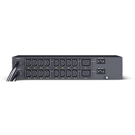 Фото CyberPower ATS PDU32SWHVCEE18ATNET (PDU44302) Switched, 2U type, 32Amp,SNMP, plug IEC 309 32A, (16) IEC 320 C13 (2) IEC 320 C19