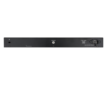 Фото D-Link PROJ Управляемый L2 PoE-коммутатор, 24x1000Base-T PoE, 4x10GBase-X SFP+, PoE-бюджет 370 Вт, CLI, консольный порт RJ-45