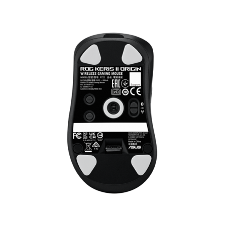 Фото ASUS ROG KERIS II ORIGIN, 54g, Wired, 2.4GHz RF, Bluetooth 5.1, 42K DPI sensor, 5 Programmable Buttons, Black