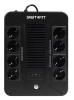 Фото SMARTWATT ИБП линейно-интерактивный, 1000/600 ВА/Вт, напольный/настенный, LED индикация, Schuko CEE7/4 - 8 шт. (4 шт. с резервным питанием, 4 шт. - сетевой фильтр) (3703020270001)