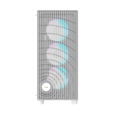 Фото Ocypus Gamma C70 WH ARGB, ATX, USB3.0*1+USB2.0*1, FRONT 3x120mm ARGB, REAR 1x120mm ARGB