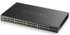 L2 PoE+ Zyxel NebulaFlex Pro GS2220-50HP, rack 19", 44xGE PoE+, 4xCombo (SFP/RJ-45 PoE+), 2xSFP, бюджет PoE 375 Вт