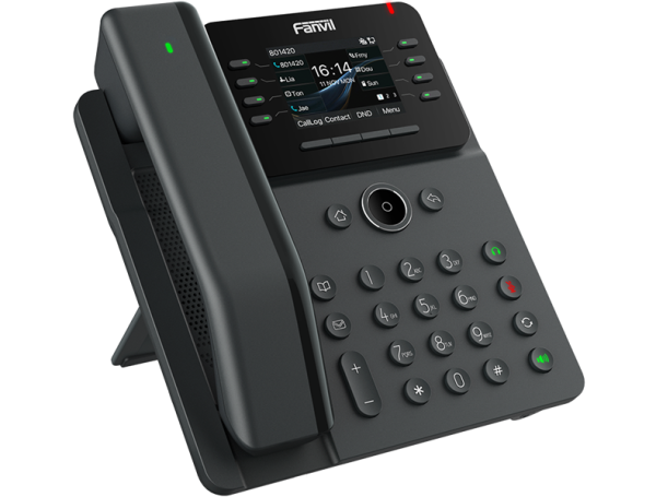 Фото Fanvil V62 Pro, 12 SIP-акк., 2,8", 320x240 Цвет. экран, POE, БП в комп., 2x1 Gbps