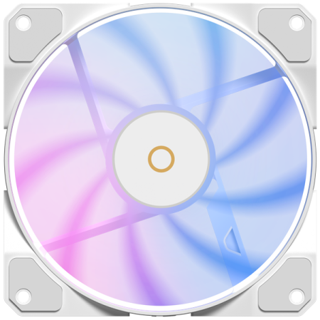 Фото Ocypus Beta F12 WH ARGB REVERSE BLADE, 120x120x25mm, 4-PIN PWM, 800-1600 RPM, 29 DBA MAX, HYDRO BEARING