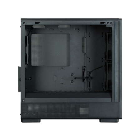 Фото ZALMAN P10 NAMU, MATX, BLACK, WINDOW, FRONT COVER WALNUT, 2x3.5", 3x2.5", 1xUSB TYPE-C, 1xUSB3.0, FRONT 2x120mm, REAR 1x120mm ARGB