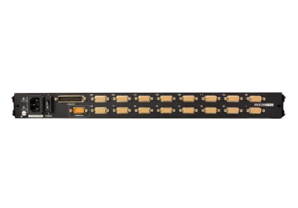 Фото ATEN 16-Port PS/2-USB VGA Single Rail 17.3" 1920 x 1080 @ 60 Hz LCD KVM Switch