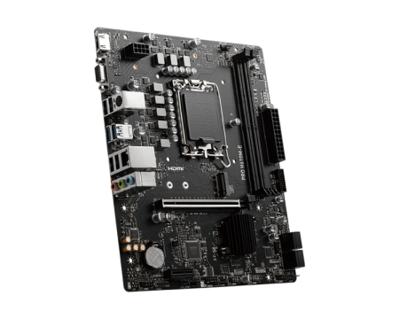 Фото MSI PRO H610M-E DDR5 s1700,2DDR5,1PCI-Ex16,1PCI-Ex1,1M.2,4SATA3.0,4USB3.2Gen1, mATX,RTL