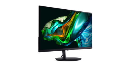 Фото 23,8'' ACER SH242YG0bmiphx, IPS, 1920x1080, 1 / 4ms, 250cd, 120Hz, 1xHDMI(1.4) + 1xDP(1.2) + SPK + Audio Out, Speakers 1Wx2, sync: FreeSync, hadj 100, Vesa:75x75
