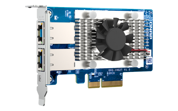 QNAP Expansion Card QXG-10G2T PCIe Gen3x4 2x10GbE(BASE-T)