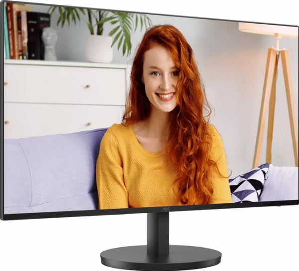 Фото 27" AOC 1920х1080 WLED 16:9 IPS 300cd, 1500:1, 20M:1, 4ms, 178°/178°, VGA, HDMI, DP, 120Hz, Speakers, Tilt, Internal, VESA, Black, 3y