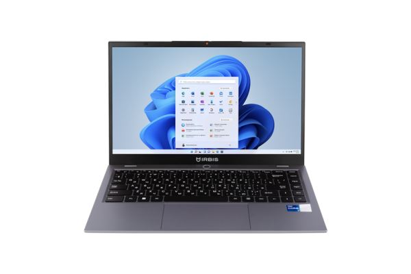 IRBIS SmartBook 14NBP3003 14" FHD (1920x1080) IPS 300cd,Core i5-1250P,16Gb LPDDR5-5600,512Gb SSD,Wi-Fi 6+BT5.2,45Wh,Metal case,FP,TPM 2.0,1 type C full function,1.55kg,Grey,1y,no OS