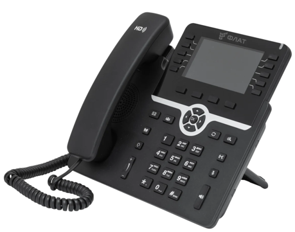 Фото Flat-Phone B10: 20 SIP-аккаунтов, 2 порта 10/100/1000BASE-T (RJ-45), ЖК-дисплей, PoE, РЕЕСТР