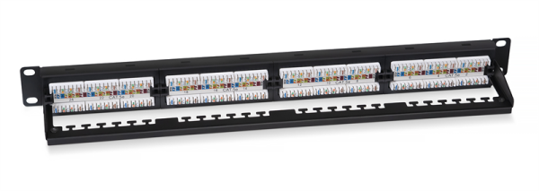 Фото Cabeus PL2-24-Cat.5e-Dual IDC Патч-панель 19" (1U), 24 порта RJ-45, категория 5e, Dual IDC, с задним кабельным организатором, new