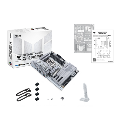 Фото ASUS TUF GAMING Z890-PRO WIFI, LGA1851, Z890, 4*DDR5, 4*SATA, 4*M.2, 6*USB 3.2, 2*PCIx16, 1*PCIx4, 2*PCIx1, 2*Thunderbolt™ 4, HDMI+DP, ATX; 90MB1IR0-M0EAY0
