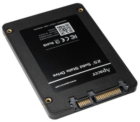 Фото Apacer SSD PANTHER AS340X 240Gb SATA 2.5" 7mm, R550/W520 Mb/s, 3D NAND, IOPS 38K/75K, MTBF 1,5M, 140TBW, Retail, 3 years (AP240GAS340XC-1)