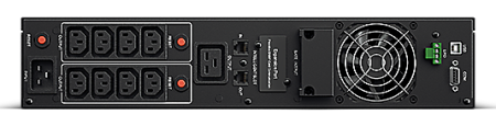 Фото CyberPower OLS3000ERT2U 3000VA/2700W USB/RS-232/EPO/SNMPslot/RJ11/45/EBM (8 IEC С13, 1 IEC C19)