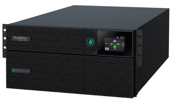 Systeme Electric Smart-Save Online SRT, 5000VA/5000W, On-Line, Extended-run, Rack 2U+3U(Tower convertible), LCD, 6xC13, 4xC19, USB, RS-232, Pre-Inst. Web/SNMP