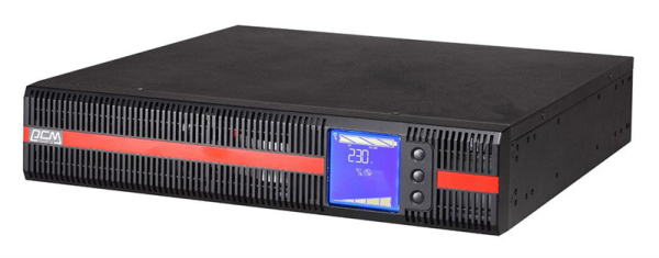 Powercom MACAN SE, On-Line, 3000VA/3000W, Rack/Tower, 8*IEC320-C13, LCD, Serial+USB, SmartSlot, подкл. доп. Батарей (1076119)