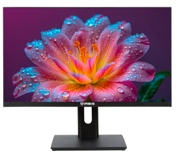 23.8'' IRBIS SMARTVIEW 24 LED Monitor 1920x1080, 16:9, IPS, 300 cd/m2, 1300:1, 3ms, 178°/178°, USB-C3.1 (65W),HDMI, DP, USB 2.0x2,Audio out, Speak,100Hz, Tilt,Height,Swivel,Pivot,внеш.бп, Black 3y (Ch