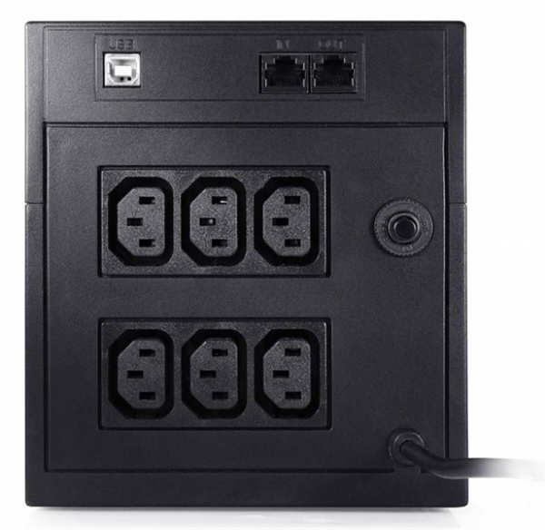 Фото Powercom Raptor, Line-Interactive, 1500VA/900W, Tower, 6*IEC320-C13, USB (295842)