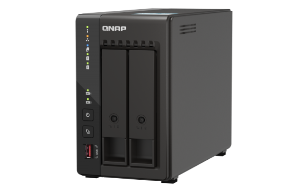 Фото QNAP SMB QC 2.0GHzCPU/8gb(16)/2 bay SATA (3.5" or 2.5")/2xM.2/2x2.5 GbE/2xHDMI/iSCSI/1xPS/3YW TS-253E-8G-EU-QL