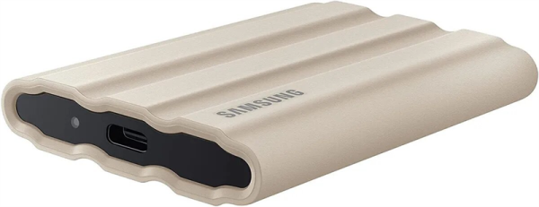 Фото SSD Samsung T7 Shield External 1Tb (1024GB) Beige USB 3.2 (MU-PE1T0K/WW) 1year