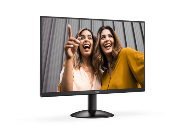 Фото 21,5" AOC 1920x1080 WLED 16:9 VA 250cd, 3000:1, 20M:1, 4ms, 178°/178°, VGA, HDMI, 120Hz, Tilt, VESA, Internal, Black, 3y