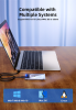 Фото Netac WH11 2.5 SATA to USB3.0 External HDD/SSD Case, Slide Transparent Cover, with USB3.0 A to B cable