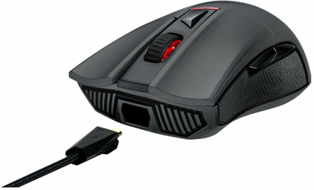 Фото ASUS ROG GLADIUS II CORE, 92,5g, Wired, 6,2K DPI Sensor, 6 Programmable Buttons, Black