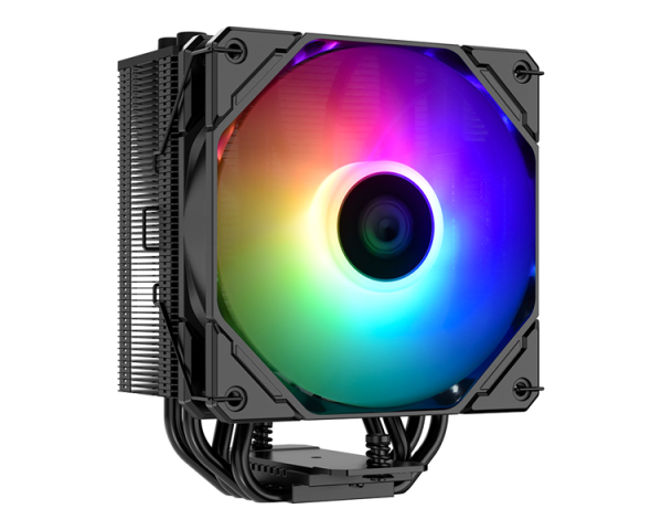 Фото ID-COOLING SE-224-XTS ARGB LGA1700/1200/115X/AM5/AM4 (10шт/кор, TDP 220W, PWM, 4 тепл.трубки прямого контакта, ARGB FAN 120mm) RET