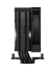 Фото DEEPCOOL AG400 BK ARGB V2 LGA1851/1700/1200/115X/AM5/AM4 (18шт/кор, TDP 220W, PWM, ARGB Fan 120mm, 4 тепл. трубки, черный) RET (R-AG400-BKAMMN-GJD)