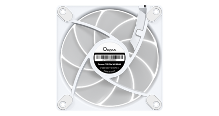 Фото Ocypus Gamma F12 Elite WH ARGB, 120x120x25mm, 4-PIN PWM, 600-1800 RPM, 26 DBA MAX, HYDRO BEARING