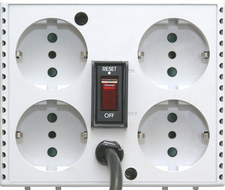 Фото Powercom Voltage Regulator, 2000VA, White, Schuko (24350)