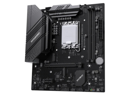 Фото MAXSUN MS-Challenger B760M D5 WIFI, LGA1700, B760, 2*DDR5, 3*SATA3, 2*M.2, USB 3.2, USB 2.0, 1*PCIEx16, 1*PCIEx1, VGA+HDMI, mATX