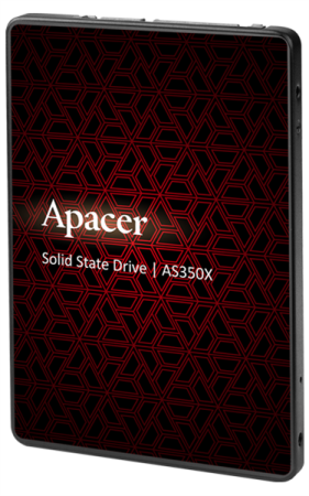 Фото Apacer SSD PANTHER AS350X 512Gb SATA 2.5" 7mm, R560/W540 Mb/s, 3D NAND, IOPS 87K/80K, MTBF 1,5M, 320TBW, Retail (AP512GAS350XR-1)