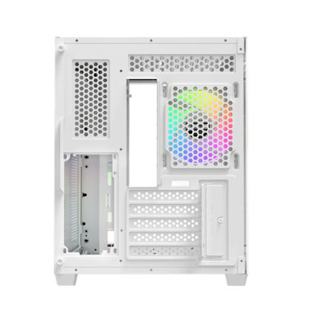 Фото Ocypus Iota C50 WH Curve ARGB Digital, MATX, Type-C*1, USB3.0*2, REAR 1x120mm ARGB, MB SIDE 2x120mm ARGB