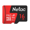 Фото Netac P500 Extreme PRO 16GB MicroSDHC V10/U1/C10 up to 100MB/s, retail pack with SD Adapter