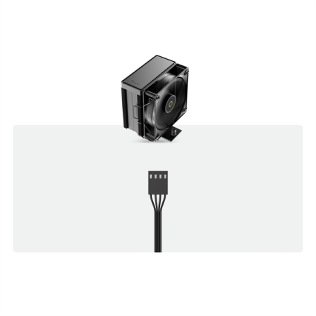 Фото Ocypus Gamma A40 BK, 100mm FAN, Top Panel, 4 HEAT PIPES, 4-PIN PWM, 600-2400 RPM, 29DBA, HYDRO BEARING, LGA115X/1200/1700/18XX, AM4/AM5