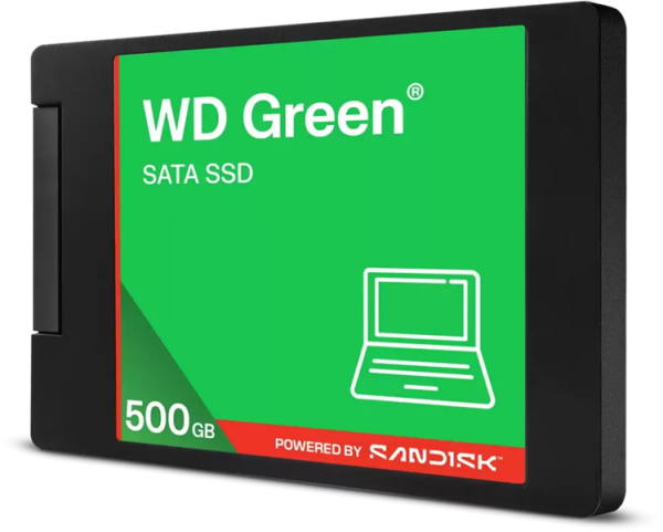 Western Digital Green SSD 2,5” SATA 500Gb, WDS500G5G0A, 1 year