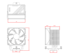 Фото ID-COOLING FROZN A400 ARGB LGA1700/1200/115X/AM5/AM4 (15шт/кор, TDP 180W, PWM, 4 тепл.трубки прямого контакта, ARGB FAN 92mm) RET