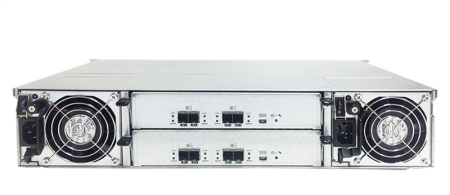 Фото Infortrend JBOD 2U/25bay (GS) dual redundant controller expansion enclosure 8x 12Gb SAS ports, 2x(PSU+FAN module),25xdrive trays,2x12G to 12 G SAS cables,1xRackmount kit (JB 3025RBA)