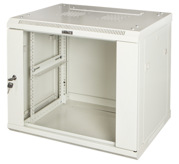 Шкаф настенный серии Pro, 15U 600x450, стеклянная дверь