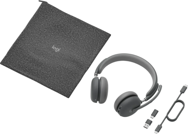 Фото Logitech Wireless Headset Zone 2 UC, Graphite, [981-001311]