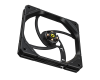 Фото ID-COOLING TF-12015-K 120x120x15мм (40шт./кор, PWM, Low Noise, супер-тонкий, резиновые углы, черный, 500-2200об/мин) BOX