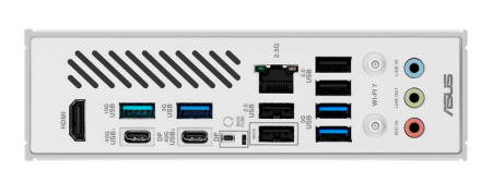 Фото ASUS X870 MAX GAMING WIFI7 W, AM5, X870, 4*DDR5, 4*SATA, 3*M.2, 4*USB 3.2, 4*USB 2.0, 2*Type-C, 5*PCIx16, HDMI, ATX; 90MB1LZ0-M0EAY0