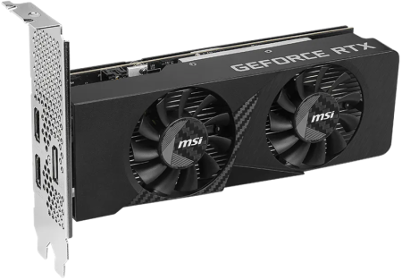 Фото MSI RTX 3050 LP E 6G OC//RTX 3050, HDMI*2, DP, 6G, D6