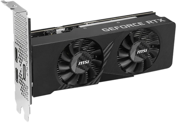 Фото MSI RTX 3050 LP E 6G OC//RTX 3050, HDMI*2, DP, 6G, D6